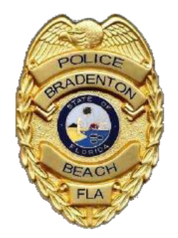 Bradenton Beach Police badge